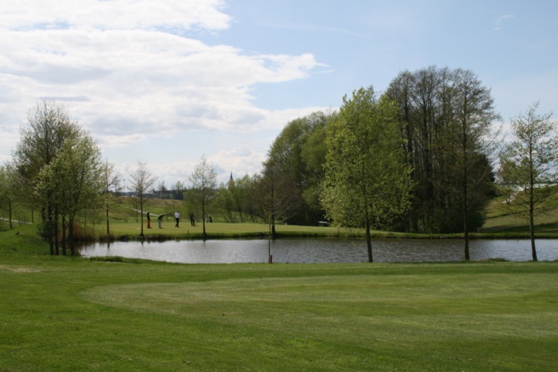 Loch 18 Teich
